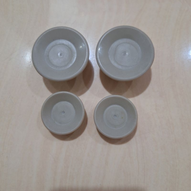 Bantalan Kaki Karet Penyanggah Laptop - Cool Feet Notebook (4 BIJI) Dudukan Laptop Asus Macbook Leno