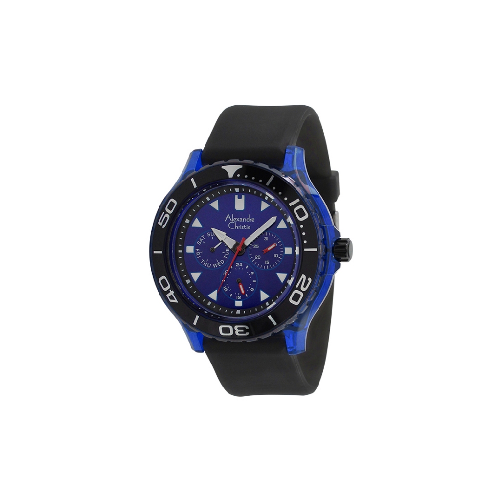 Alexandre Christie AC 6531 Jam Tangan Pria Rubber Strap
