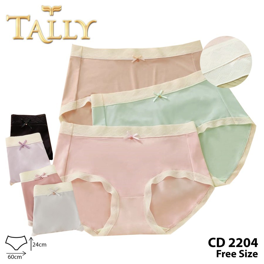 TALLY Celana Dalam Wanita Nilon fit to L - XL Cd Super Stretch CD 2204