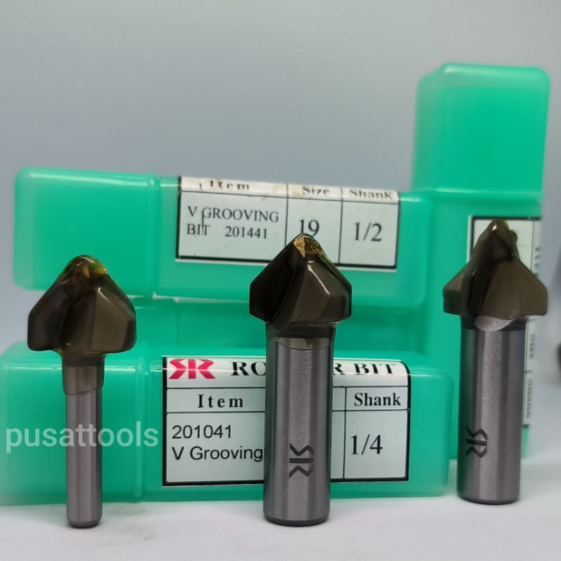 SR - Mata Router V-Grooving Bit / Mata Router Profile 60° & 90°