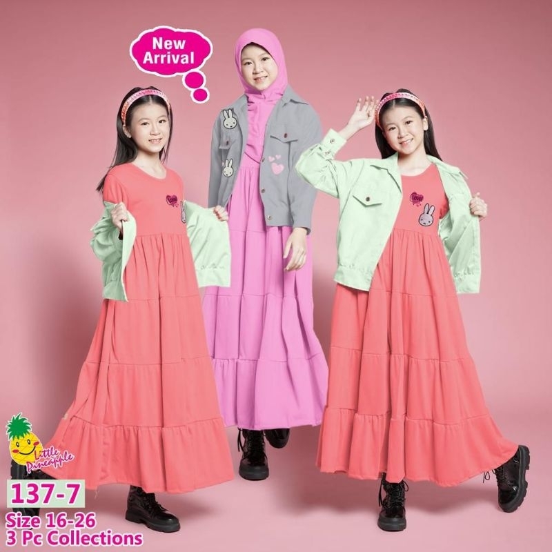 GAMIS BOLERO CARDIGAN ANAK REMAJA LITTLE PINEAPPLE