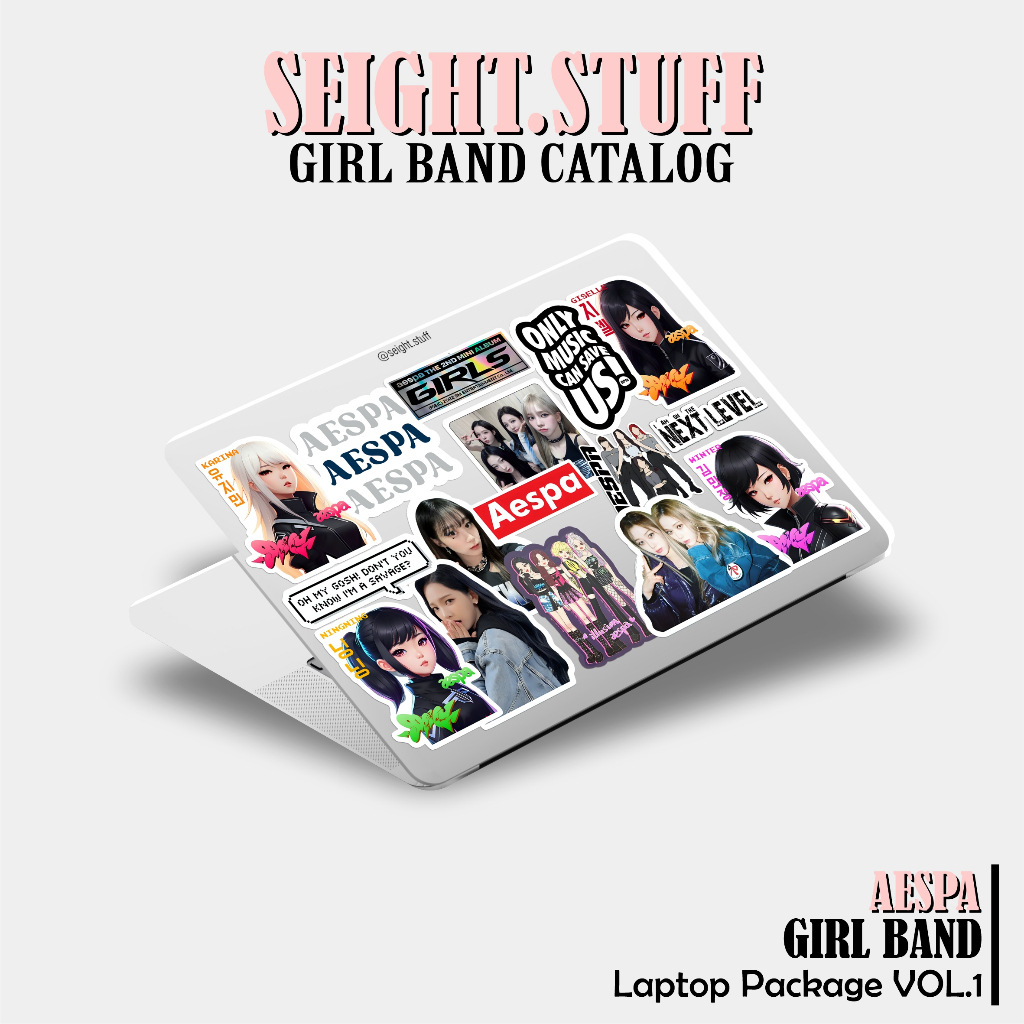 STICKER LAPTOP AESPA || AESPA VOL.1