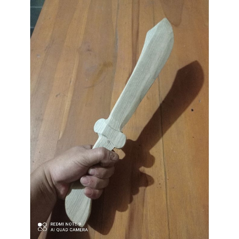 golok kayu mainan - golok ipsi - golok kayu jati - golok peraga - golok