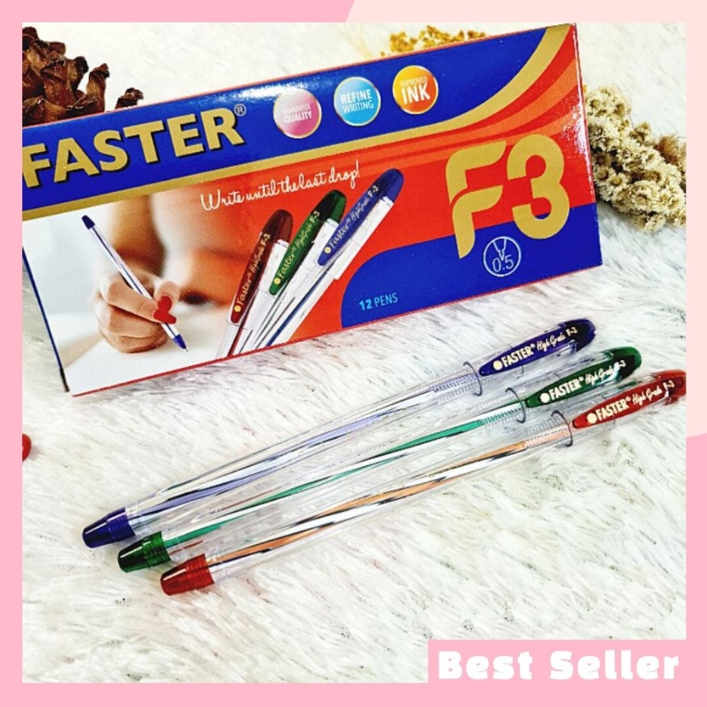 

BOLPEN FASTER F-3 0.5 mm / Pulpen Bolpoin FASTER F3