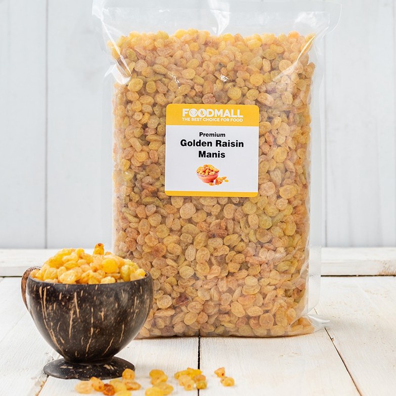

KI3 Golden Raisin Simin Manis Organik 1 KG Kismis Emas 1 KG