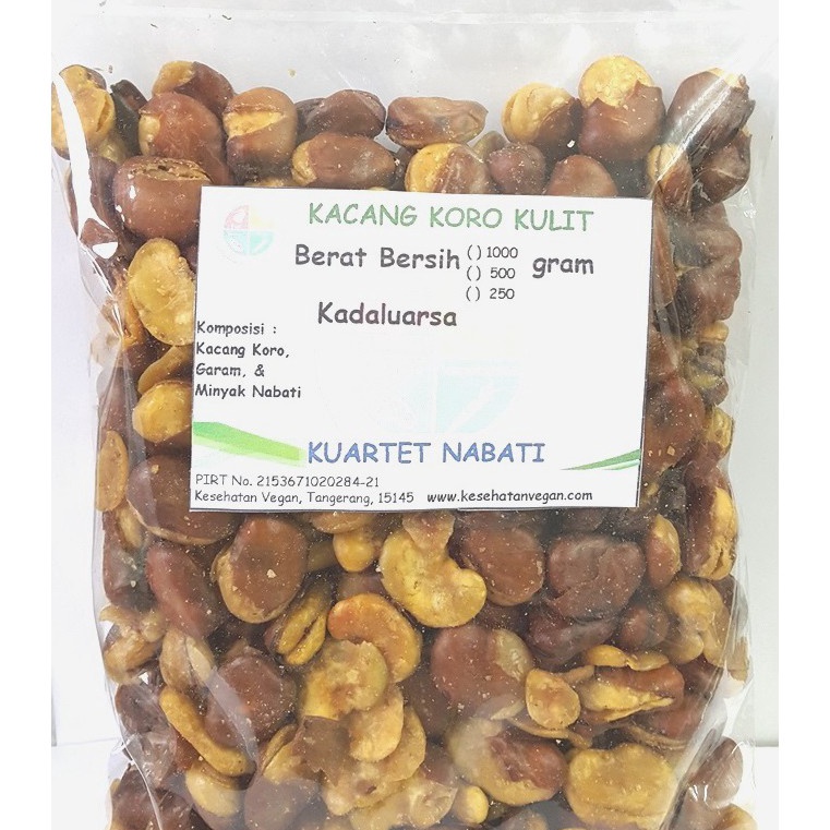 

Diskon 5gr Kacang Koro Kulit Asin Goreng