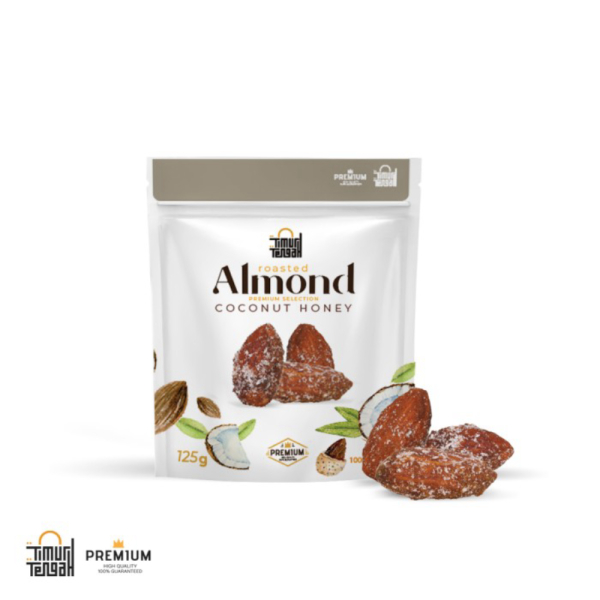 

Dijual Kacang Almond Coconut Honey 125 gr Timur Tengah High Quality Limited