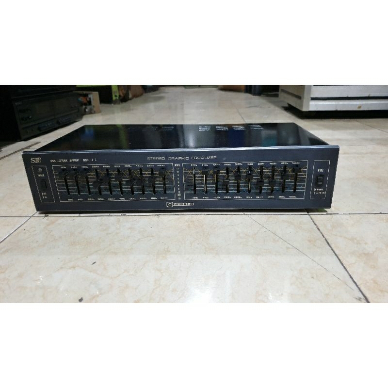 equalizer rumahan 2x10band stereo 20band graphic equalizer SIE S-2 second bekas normal siap pakai