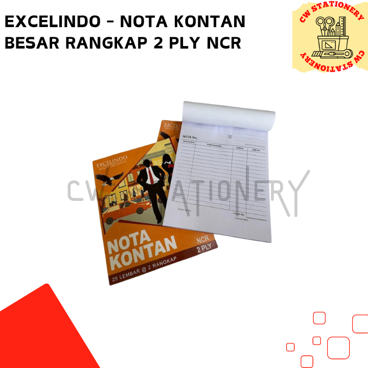 

Excelindo - Nota Kontan Besar Rangkap 2 ply NCR