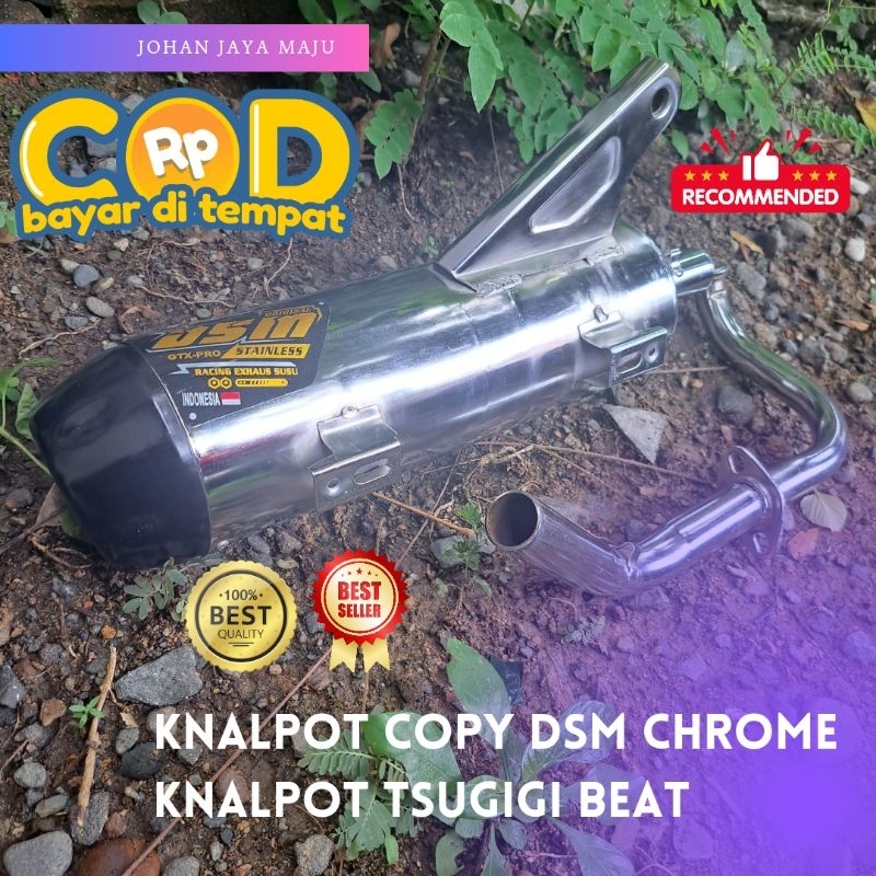 Knalpot TZM Beat ESP Copy DSM motor Beat Deluxe, Beat Fi, Beat CBS, Beat POP, Beat Karbu, Beat ESP, Beat Street