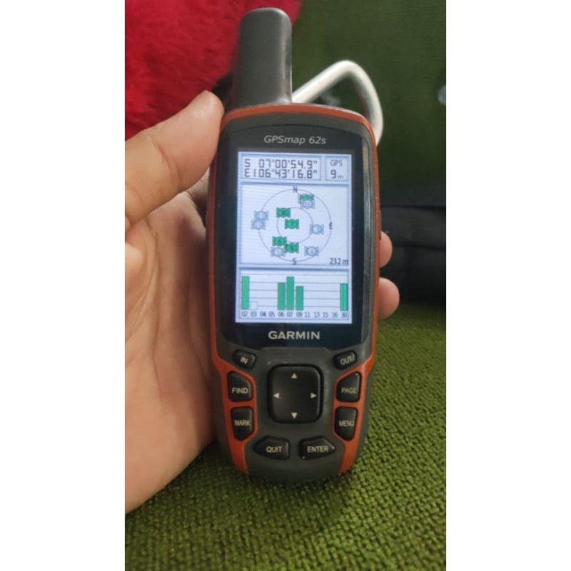 gps garmin 62s bekas batangan