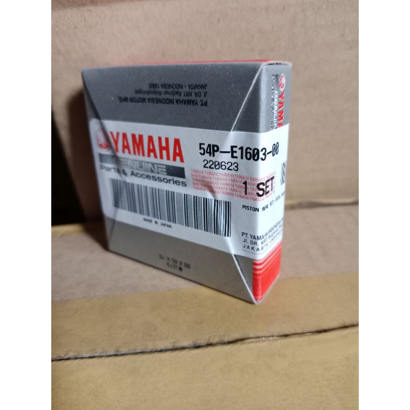 RING PISTON / RING SEKER (STD) YAMAHA MIO J, MIO GT, XRIDE 115, SOUL GT 115 ASLI ORIGINAL YGP / 54P-