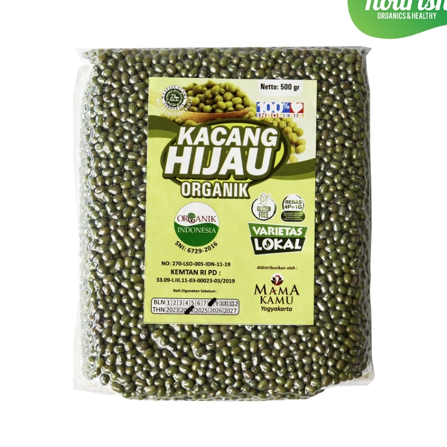 

Spesial Mama Kamu Kacang Hijau Organik Mung bean 5gr