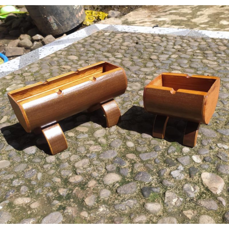 Asbak Antik Asbak unik Asbak Bambu