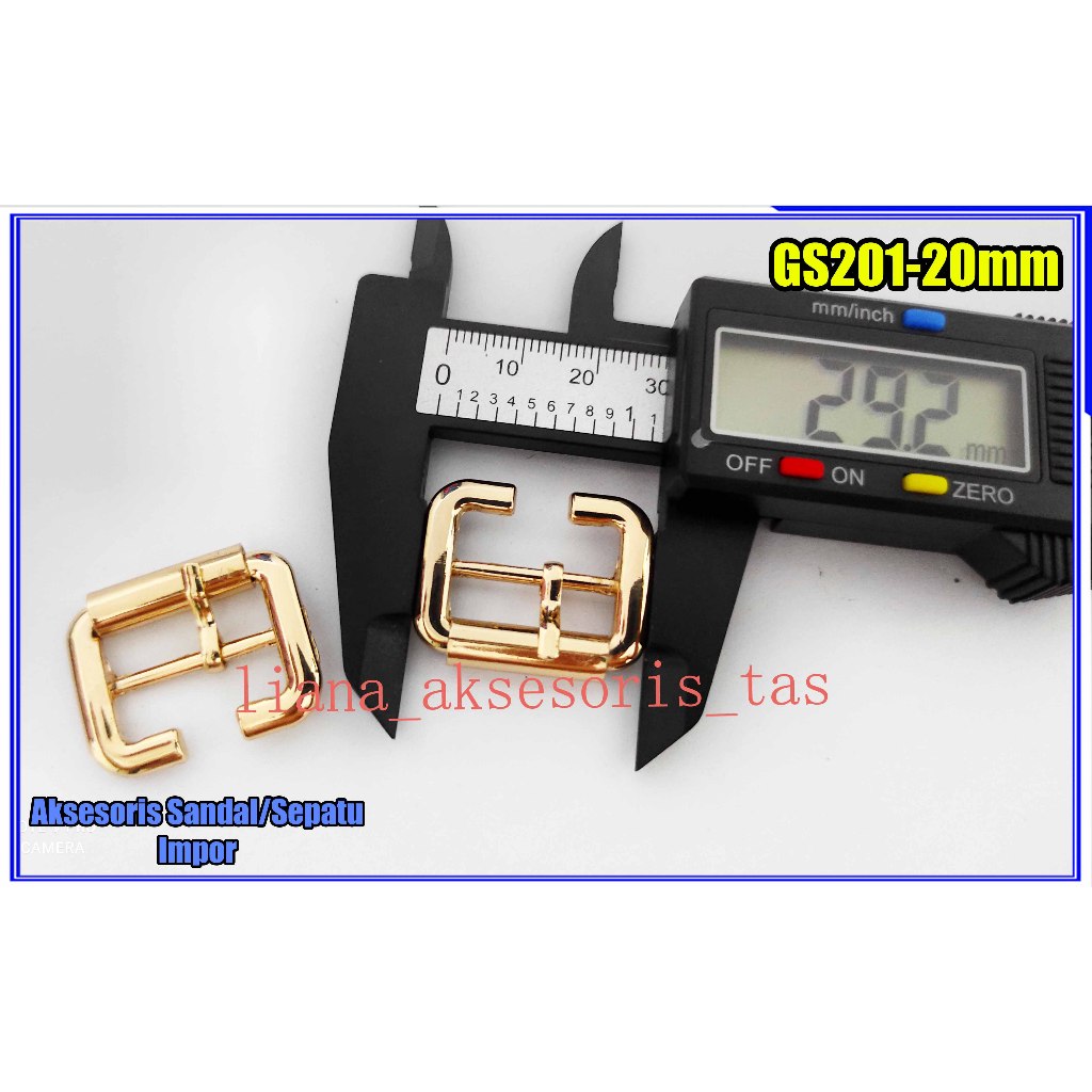 GESPER RING TUSUK (isi 1 biji) Diameter lubang 20mm - RING JALAN GESPER JARUM TAS IMPORT RING TUSUK 