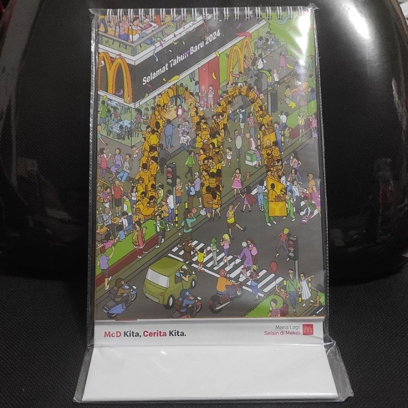 

Kalender Tanggalan Meja 2024 Bulanan Mc Donald McDonald Original