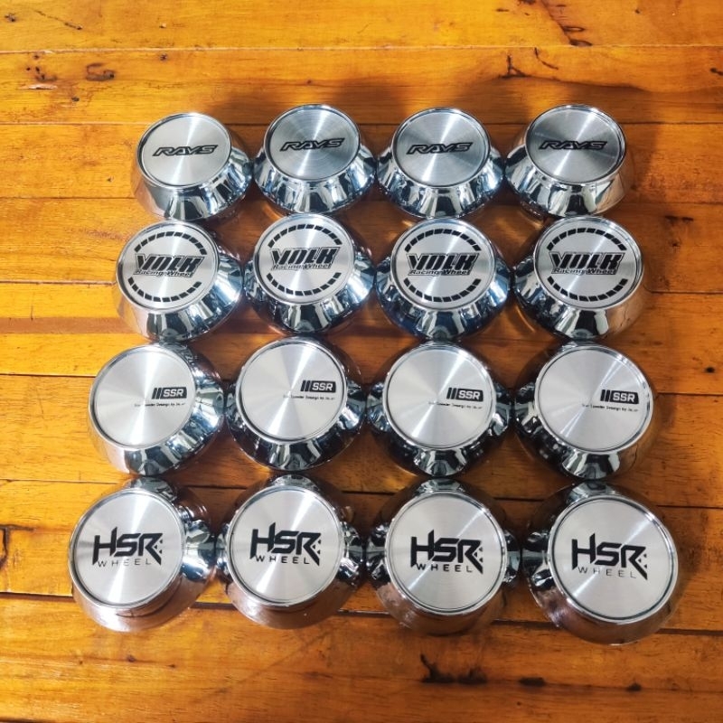 DOP VELG MOBIL TUTUP DOP VELG AS RODA VARIASI KERUCUT DIAMETER LUAR ±6,5CM