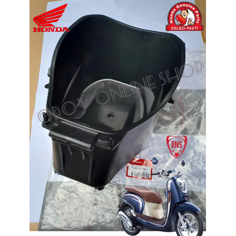 Box luggage 81250-K16-900 Box Bagasi bok helm Scoopy fi esp K16 2013-2014-2016 ORIGINAL AHM