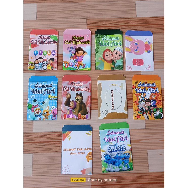 

ANGPAO AMpLOP MINI IDUL FITRI LEBARAN SIZE MINI UANG LIPAT 2KALI, eid Mubarak, idul adha