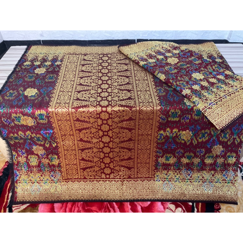 SONGKET LIMAR PALEMBANG ( Tenun tangan )