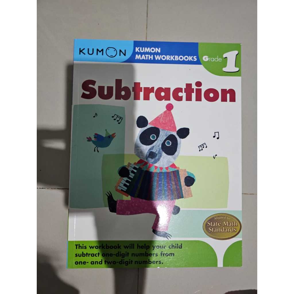 Buku Kumon Grade 1 Substraction