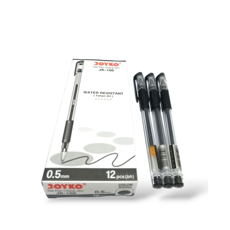

Joyko Pulpen Gel Pen JK-100 Black 0,5mm Murah