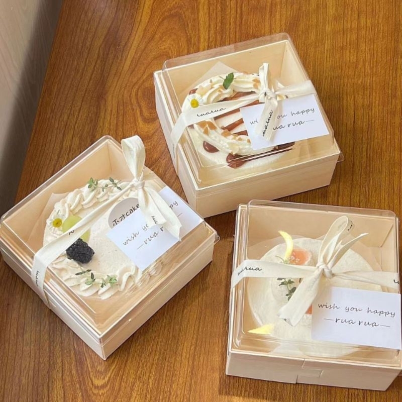 

Kotak Mika / Cake Box / Korean Cake Box - 10pcs 12x12x5cm