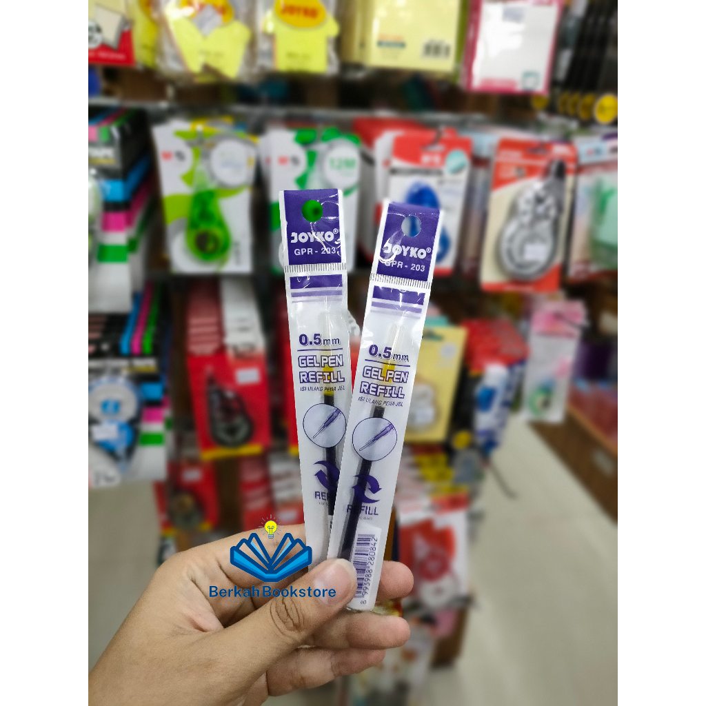 

ISI REFILL PULPEN GEL JOYKO GPR 203 BIRU - 1 PCS