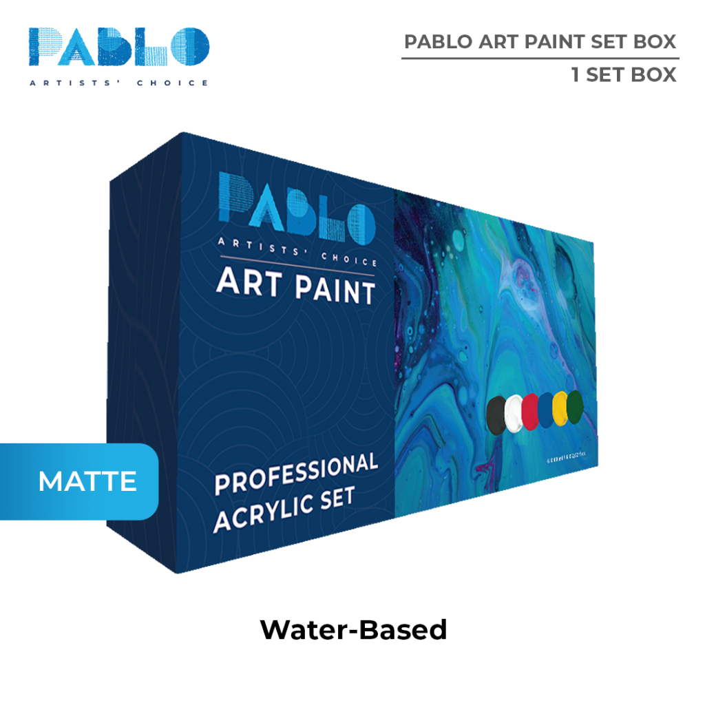 

Pablo Art Paint Cat Lukis Akrilik Profesional - 1 Set Box