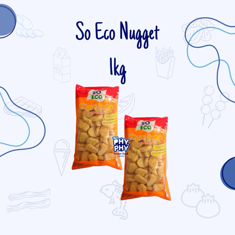 

So Eco Nugget 1kg / Nugget Ayam / Nugget Enak