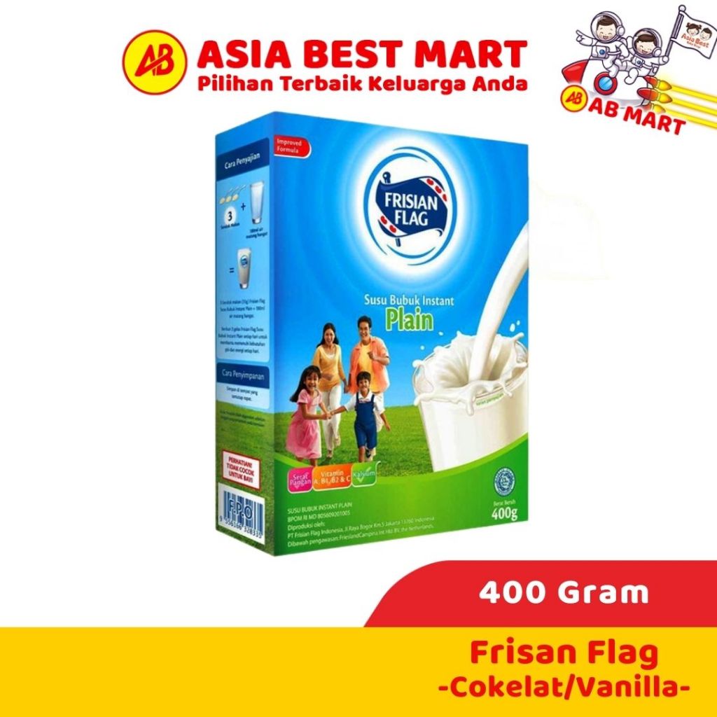 

Frisian Flag / Bendera Instant 400gr Vanila Coklat Susu Bubuk