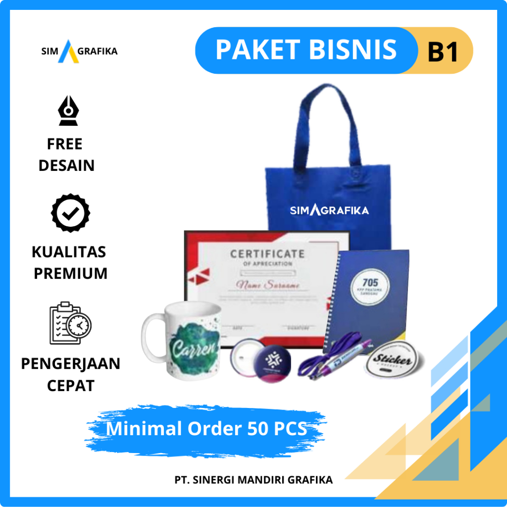

Paket Seminar Kit Premium Untuk Berbagai Acara - 7 ITEM BISA CUSTOM & FREE DESAIN
