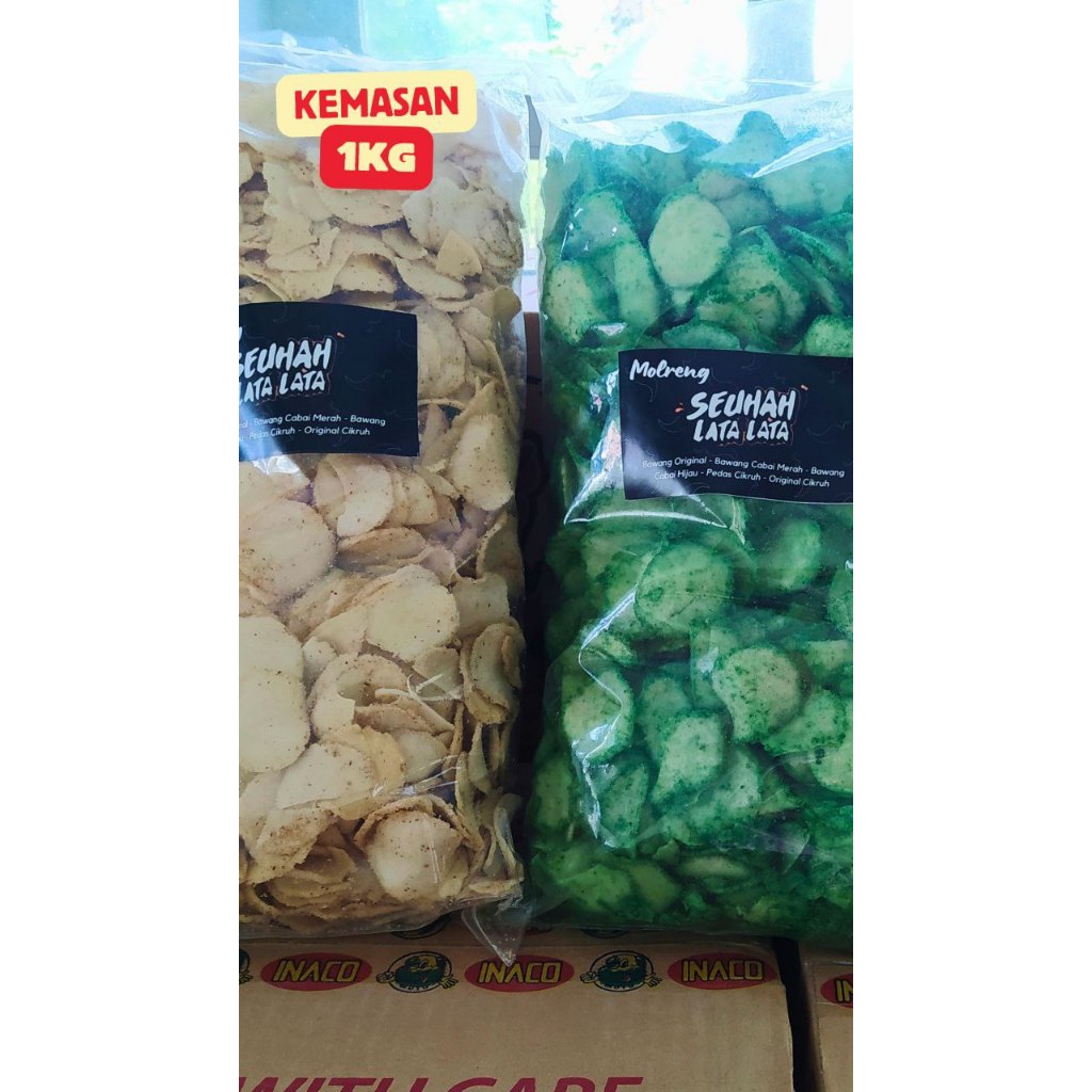 Bebek_Kcee Keripik Molreng Seuhah Kemasan 1Kg Snack Kiloan