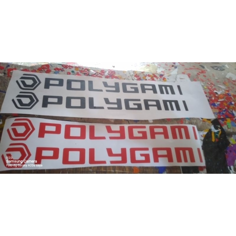 stiker sepeda POLYGON POLYGAMI