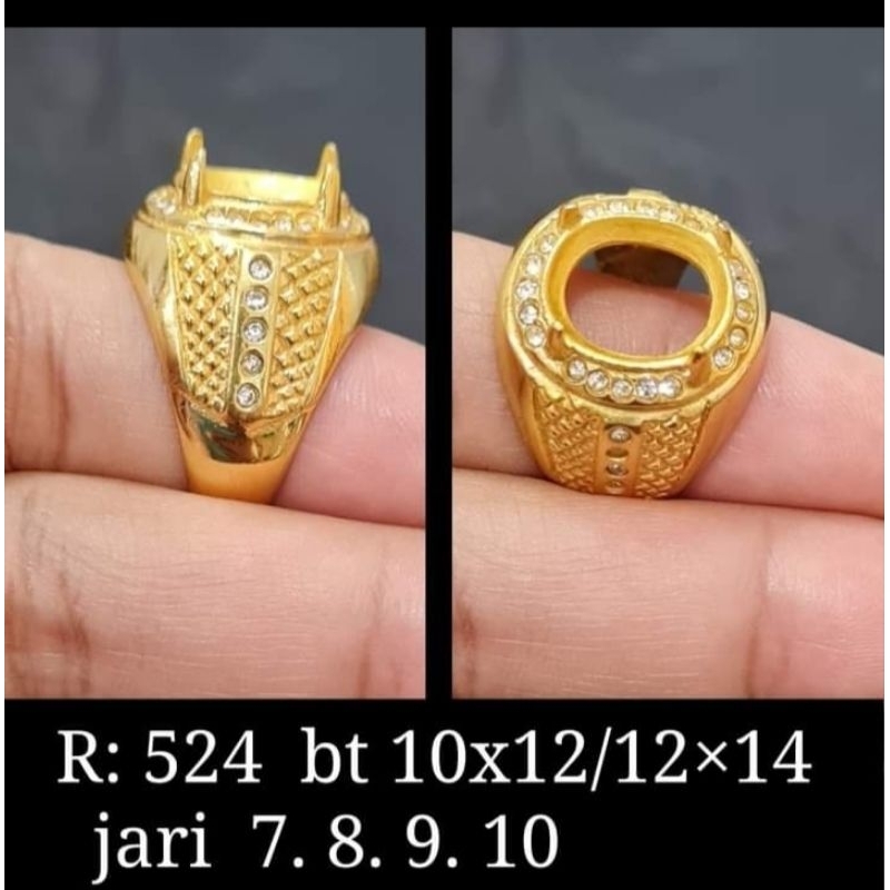 Ikat ring emban perunggu model eropa