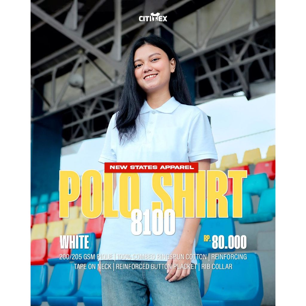 [Part 2] Kaos Polo New States Apparel Cotton Polo 8100