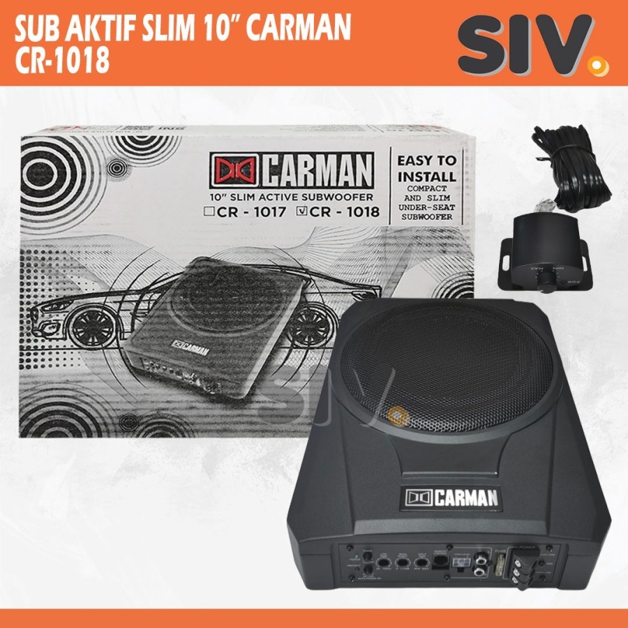 Subwoofer Kolong 10 Inch Sub Kolong CARMAN CR-1018 Original