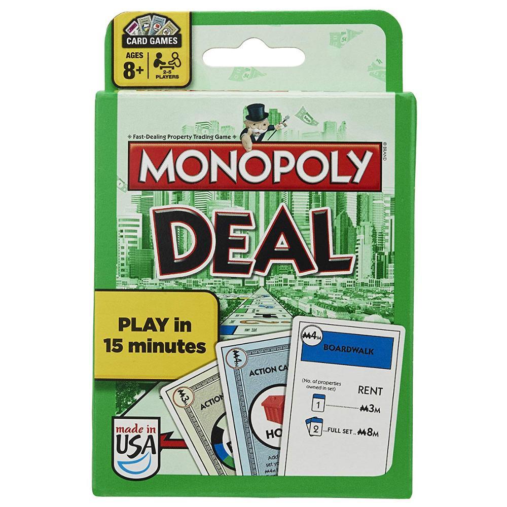 Monopoly Deal & Monopoly Bid Card Board Game