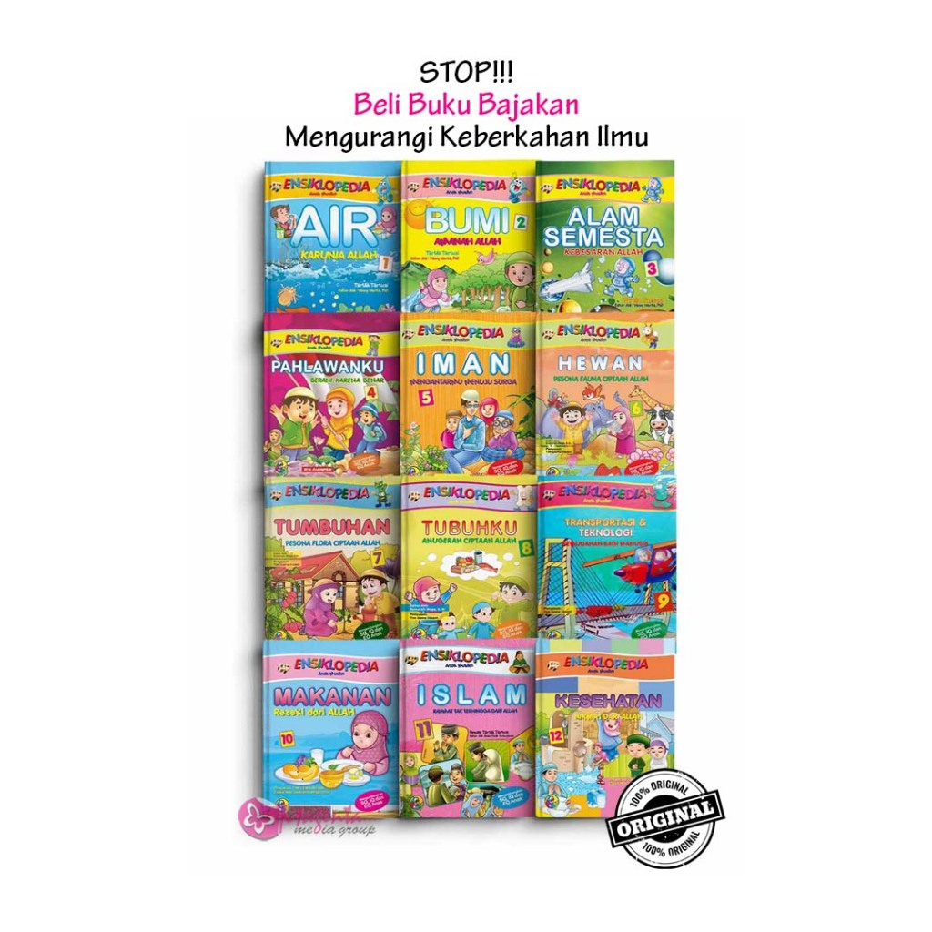 Buku Anak - 1 Set Ensiklopedia Anak Muslim 12 Jilid
