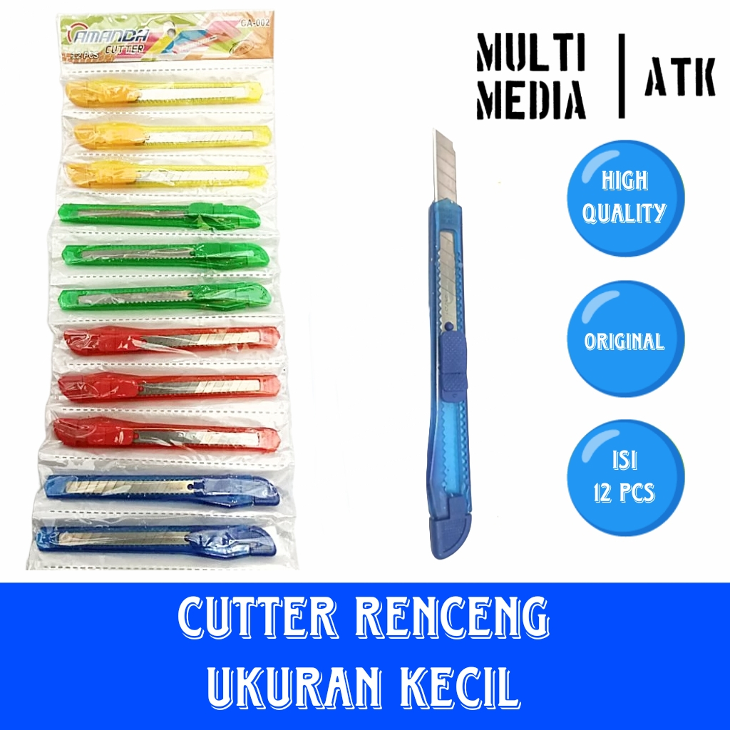 

CUTTER / PISAU / PISAU CUTTER RENCENG AMANDA-002