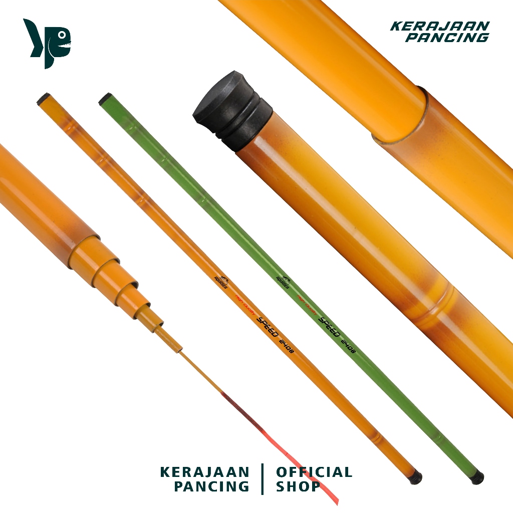 Kerajaan Pancing - JORAN TEGEK SPEED JORAN PANCING ANTENA CARBON MEDIUM ACTION UKURAN 1.8M - 4.5M JO