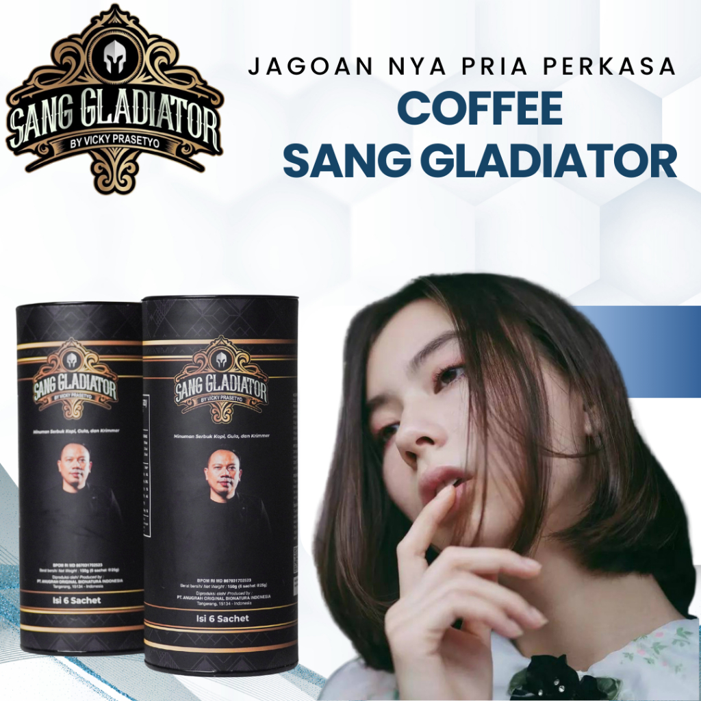 

coffee sang gladiator isi 6 pcs