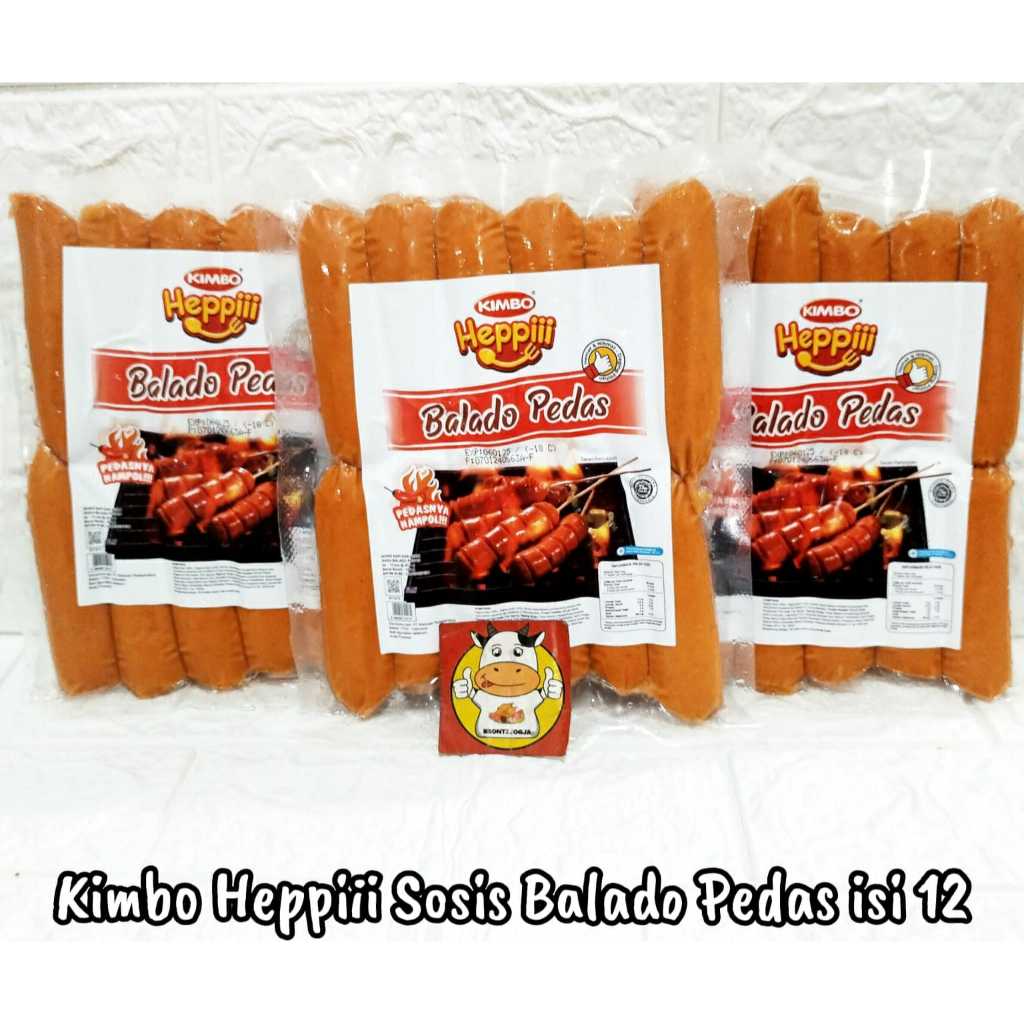 

KIMBO SOSIS BALADO PEDAS ISI 12-FROZEN FOOD-BRONTZ JOGJA