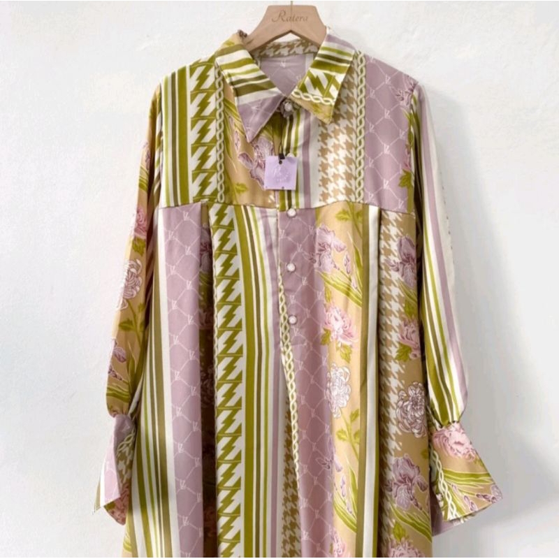 ELDINA DRESS (Warna LIME) /GAMIS LEBARAN WANITA KONDANGAN CEWEK MUSLIMAH