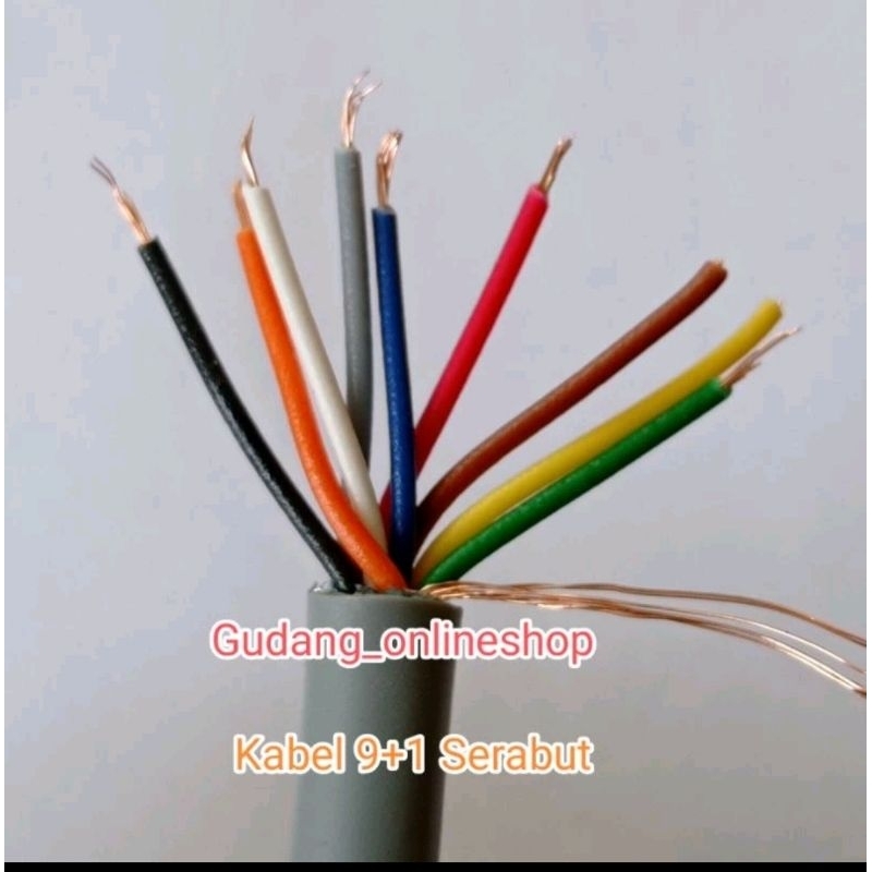 kabel data Sensor serabut isi 9 brother union