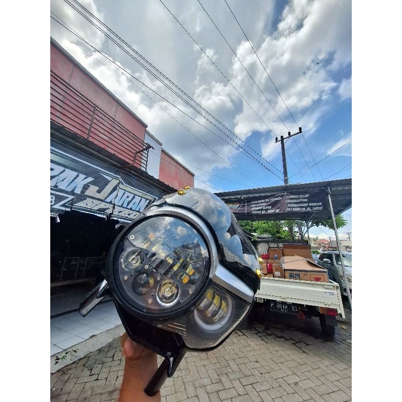 Lampu Depan Tiger Revo Pece Batok Lampu Pece Set Daymeker