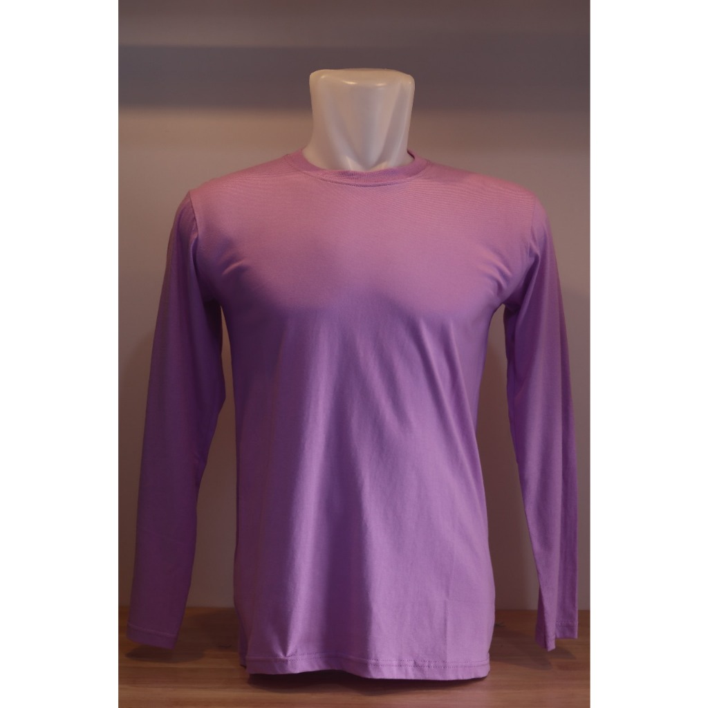 Kaos Premium Lengan Panjang Lilac