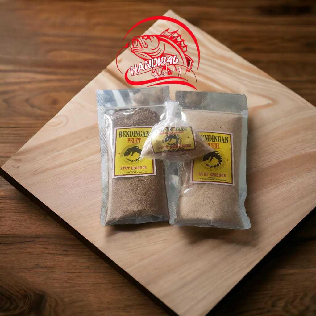 UMPAN PANCING IKAN MAS 1PAKET - FULL HANYIR / BENDINGAN PUTIH / BENDINGAN COKLAT