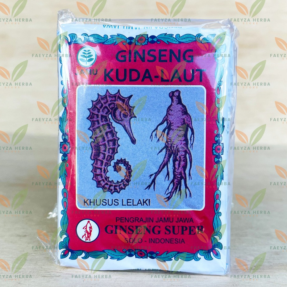 

Jamu Ginseng Kuda Laut isi 10 sachet Cap Ginseng Super