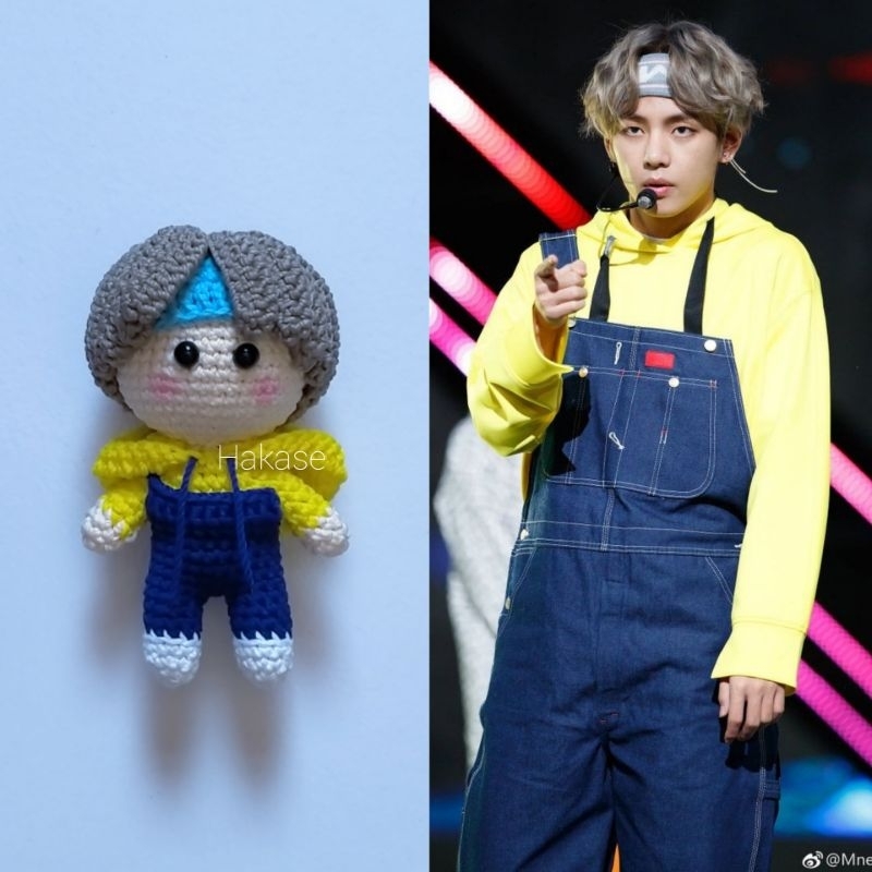 Boneka Rajut BTS V / Taehyung (Go Go)